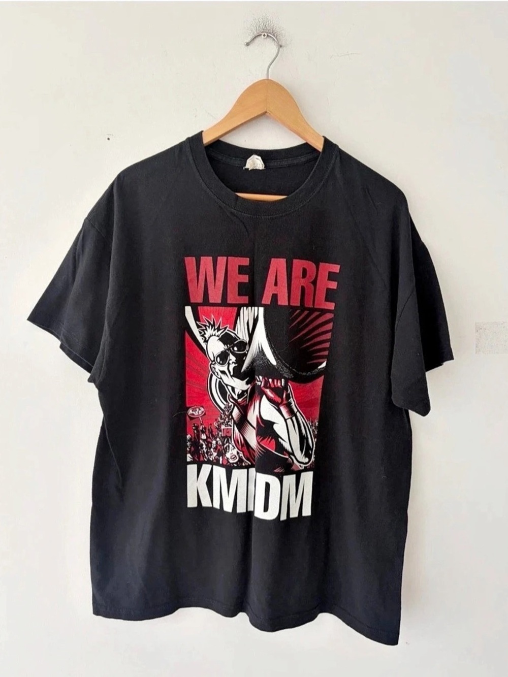 anvil We Are KMFDM 2013 Tour Graphic Tee in Black